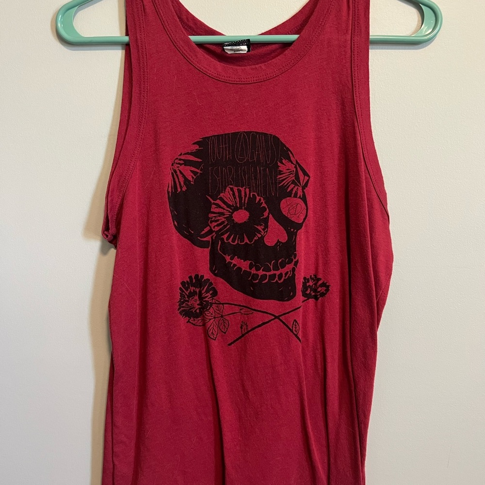 Deep Red Skull Tank 💀